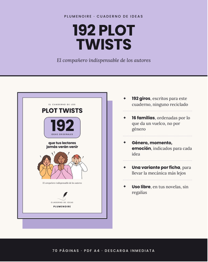 Le Carnet des Plot Twists — 192 idées de rebondissements originaux