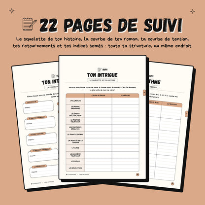 La structure de l'intrigue · Guide d'écriture et cahier d'exercices