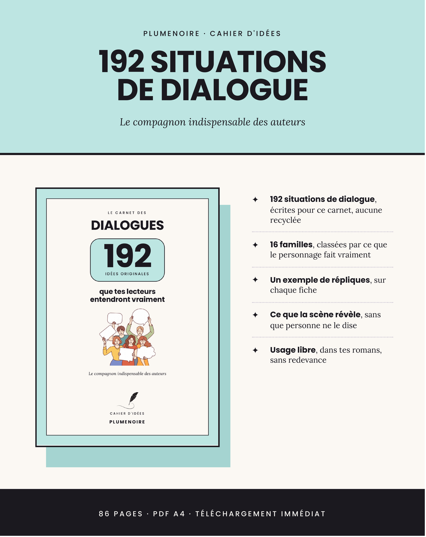 Le Carnet des Dialogues — 192 situations de dialogue