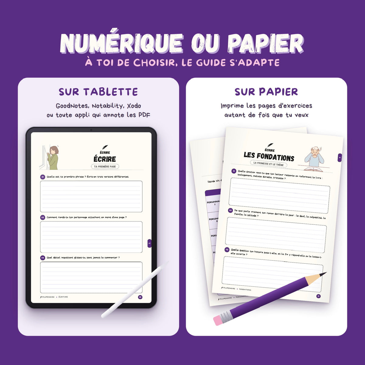 Écrire de l'horreur · Guide d'écriture et cahier d'exercices