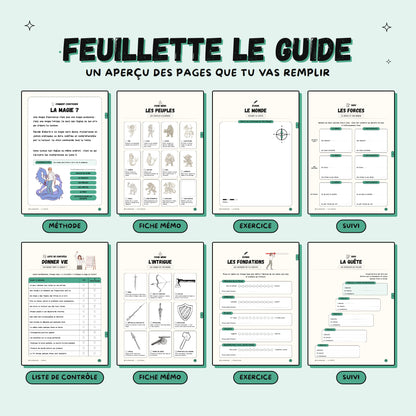 Écrire de la fantasy · Guide d'écriture et cahier d'exercices