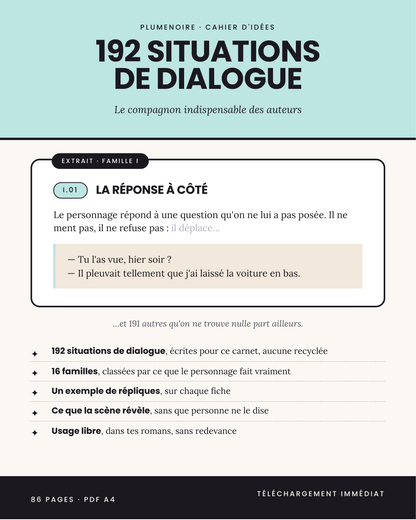 Le Carnet des Dialogues — 192 situations de dialogue