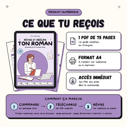 Révise et réécris ton roman · Guide de révision et cahier d'exercices