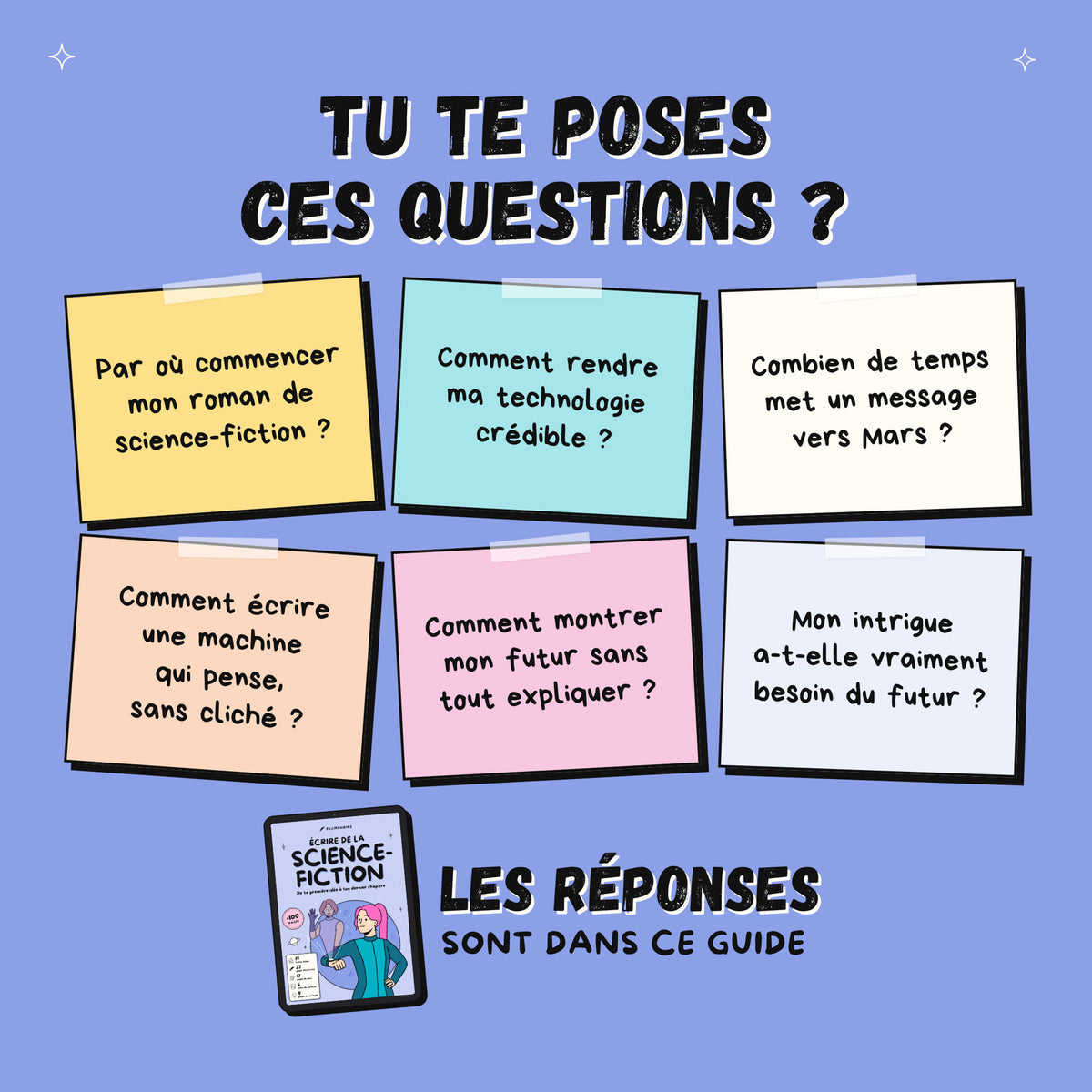 Écrire de la science-fiction · Guide d'écriture et cahier d'exercices