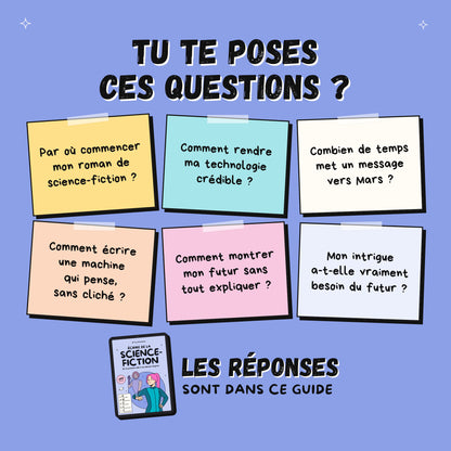 Écrire de la science-fiction · Guide d'écriture et cahier d'exercices