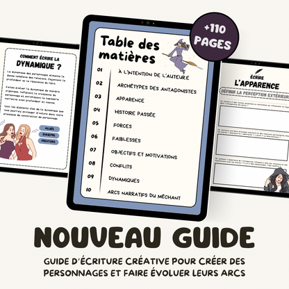 Guide de création de personnage - version Antagoniste