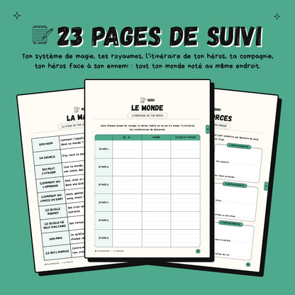 Écrire de la fantasy · Guide d'écriture et cahier d'exercices