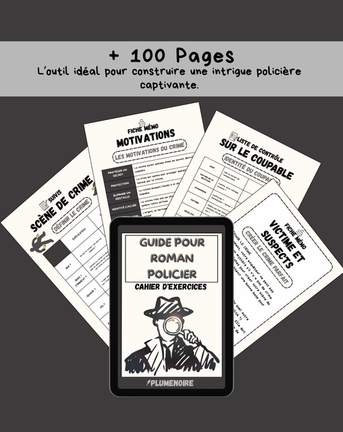Écrire un roman policier, guide d'écriture PDF Plumenoire