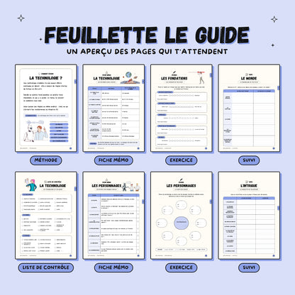 Écrire de la science-fiction · Guide d'écriture et cahier d'exercices