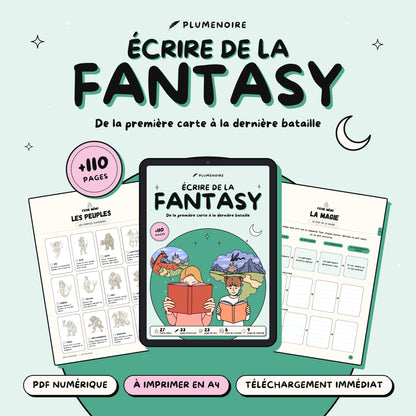 Écrire de la fantasy · Guide d'écriture et cahier d'exercices