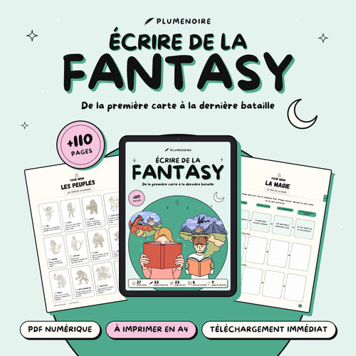 Écrire de la fantasy, guide d'écriture PDF Plumenoire