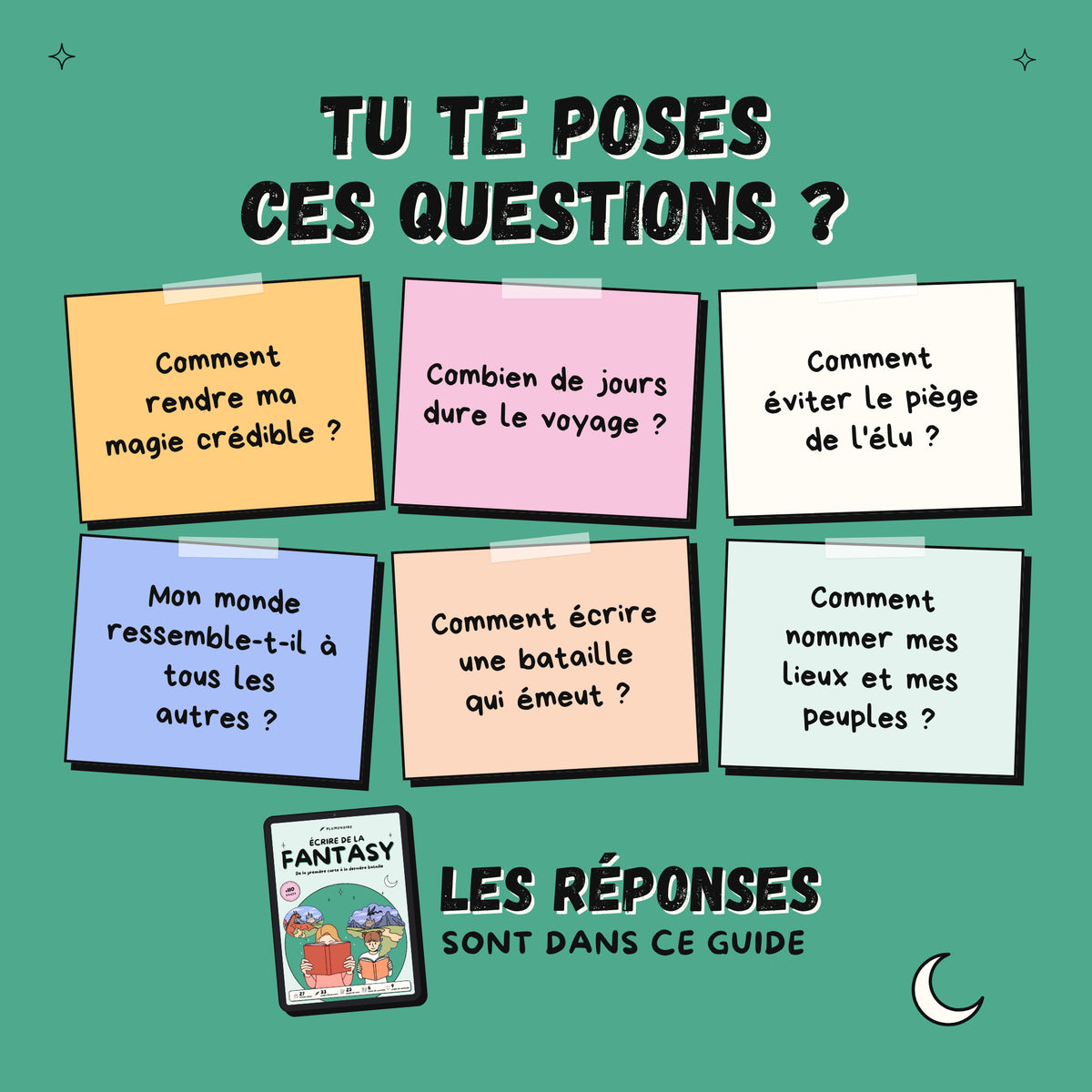 Écrire de la fantasy · Guide d'écriture et cahier d'exercices