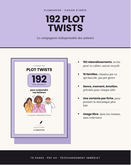 Le Carnet des Plot Twists — 192 idées de rebondissements originaux